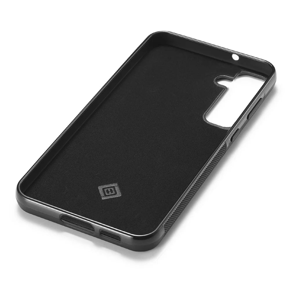 LC.IMEEKE For Samsung Galaxy S25 FE Case Carbon Fiber Texture Leather + TPU + EVA Phone Cover - 3