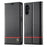 LC.IMEEKE For Samsung Galaxy S25 FE Wallet Case Carbon Fiber Texture Leather Phone Cover - Horizontal Stripe - 1