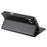 N.BEKUS P3 For iPhone 17 Case RFID Blocking Wallet Stand PU Leather Flip Phone Cover - Black - 4