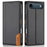 N.BEKUS P3 For iPhone Air Case RFID Blocking Wallet Stand PU Leather Flip Phone Cover - Black - 1