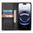 N.BEKUS P3 For iPhone 17e / 16e Case RFID Blocking Wallet Stand PU Leather Flip Phone Cover - Black - 2