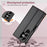 N.BEKUS P3 For Samsung Galaxy S24 Ultra Case RFID Blocking Wallet Stand PU Leather Flip Phone Cover - Black - 5