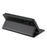 N.BEKUS P3 For Samsung Galaxy S25 FE Case RFID Blocking Wallet Stand PU Leather Flip Phone Cover - Black - 3