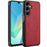 LC.IMEEKE For Samsung Galaxy S25 FE Magnetic Case Leather + TPU Back Cover - Red - 1