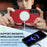 LC.IMEEKE For Samsung Galaxy S25 FE Magnetic Case Leather + TPU Back Cover - Red - 5