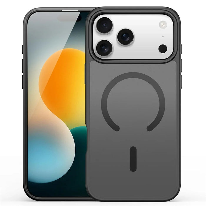DUX DUCIS Yind Series For iPhone 17 Pro Case TPU + PC Matte Phone Cover Compatible with MagSafe - Black - 1