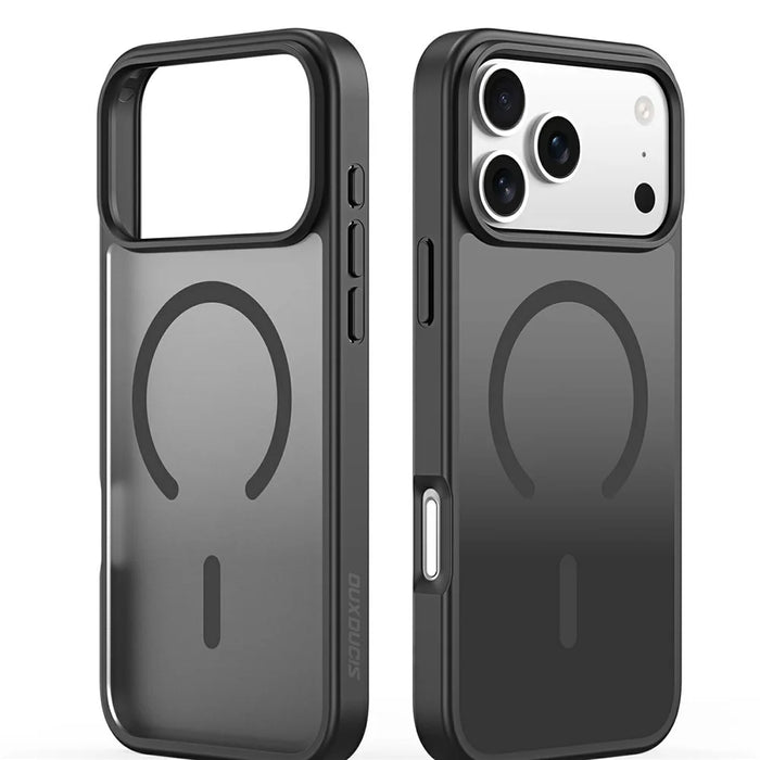 DUX DUCIS Yind Series For iPhone 17 Pro Case TPU + PC Matte Phone Cover Compatible with MagSafe - Black - 2