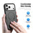 DUX DUCIS Yind Series For iPhone 17 Pro Case TPU + PC Matte Phone Cover Compatible with MagSafe - Black - 4