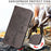 For iPhone 15 Pro Phone Case with Stand Cat Tree Pattern Leather Wallet Mobile Cover - Grey - 5