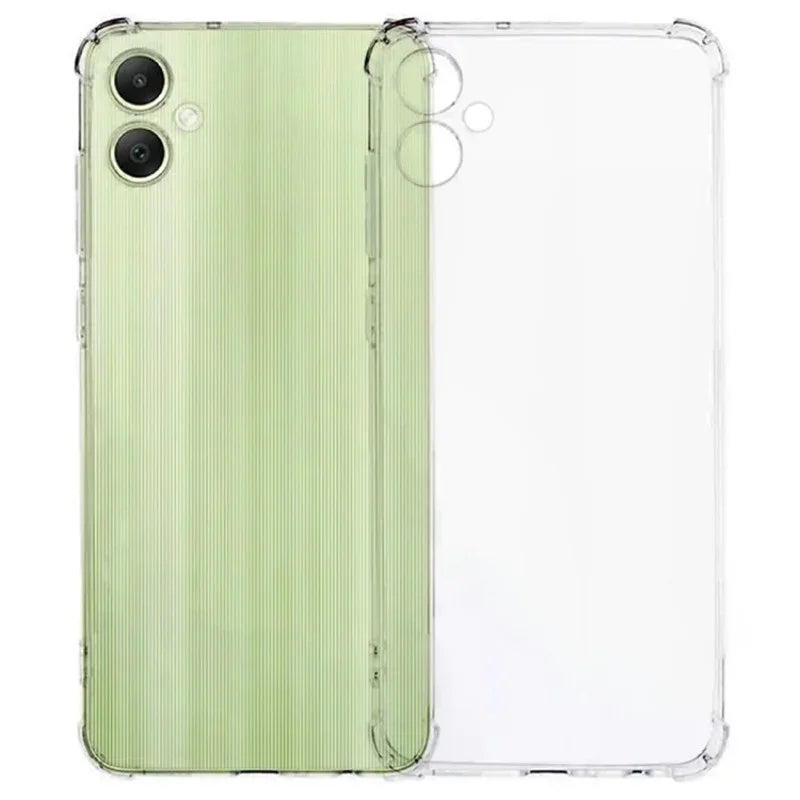 WANLONFENG For Samsung Galaxy A08 4G / A07 4G TPU Case  WL3 Series 1.5mm Phone Cover with 2Pcs Tempered Glass Films - Transparent - 2