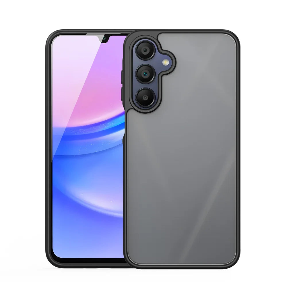 DUX DUCIS For Samsung Galaxy A18 5G /  M17 5G / F17 5G /  A17 5G / A17 4G / A26 5G / A16 5G / A16 4G Case  Yind Series Matte Anti-fingerprint TPU+PC Phone Back Cover - Black - 1