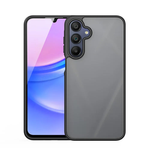 DUX DUCIS For Samsung Galaxy A18 5G /  M17 5G / F17 5G /  A17 5G / A17 4G / A26 5G / A16 5G / A16 4G Case  Yind Series Matte Anti-fingerprint TPU+PC Phone Back Cover - Black - 1