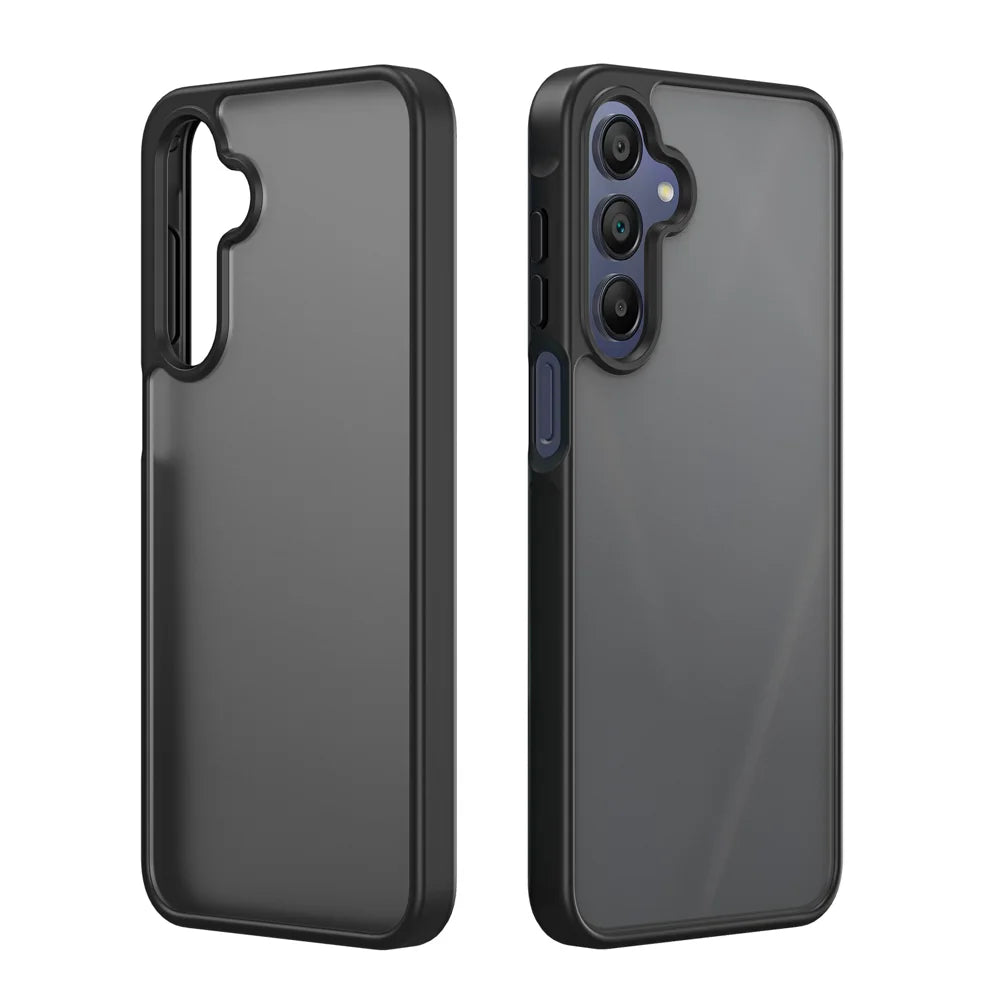 DUX DUCIS For Samsung Galaxy A18 5G /  M17 5G / F17 5G /  A17 5G / A17 4G / A26 5G / A16 5G / A16 4G Case  Yind Series Matte Anti-fingerprint TPU+PC Phone Back Cover - Black - 2