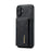 DG.MING M2 Series for iPhone 17 Case PU + PC + TPU Phone Cover Detachable Wallet - Black - 2