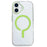 For iPhone 17 Case Compatible with MagSafe Protective TPU + PC Phone Cover - Fluorescent Green - 1