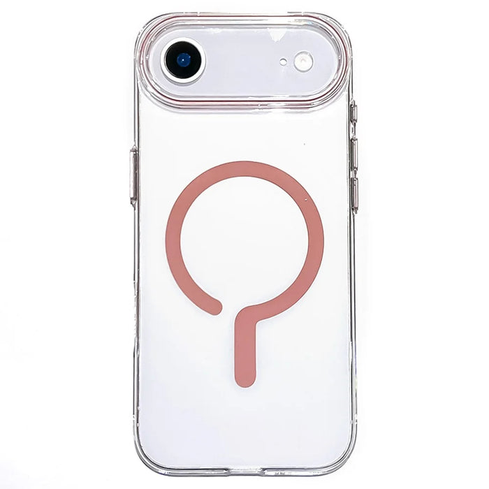 For iPhone Air Case Compatible with MagSafe Protective TPU + PC Phone Cover - Pink - 1