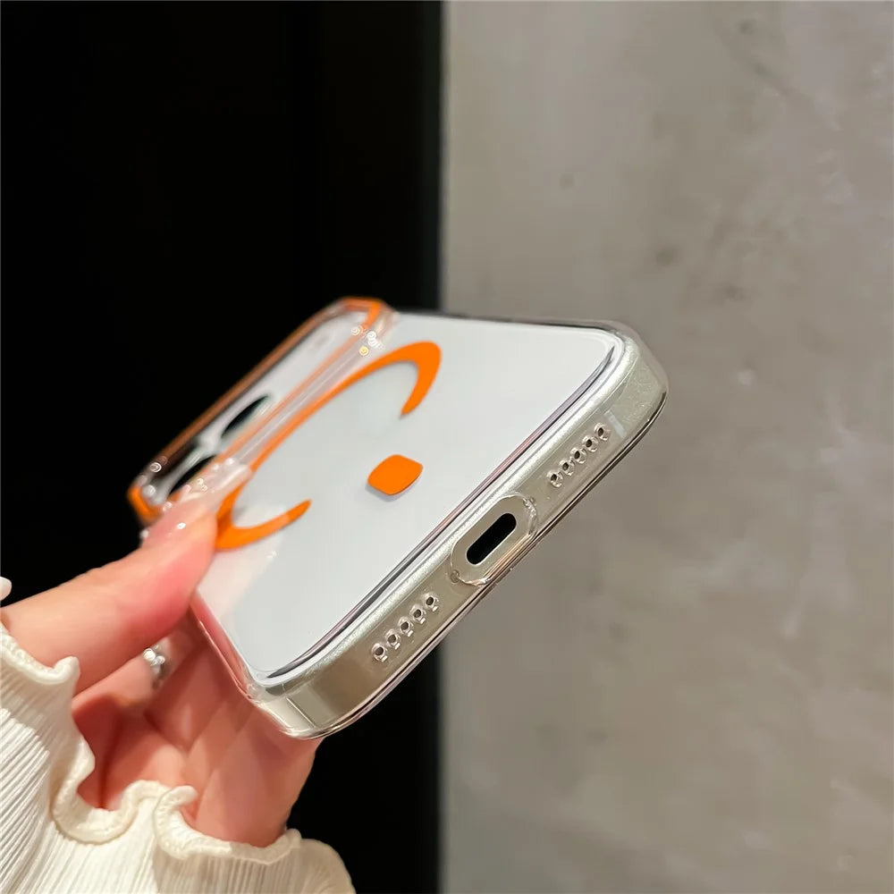 For iPhone 17 Pro Max Case Compatible with MagSafe Protective TPU + PC Phone Cover - Titanium Grey - 7