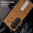 For Samsung Galaxy Z Fold7 5G Magnetic Case Rotating Kickstand Leather Coated PC Phone Cover - Brown - 5