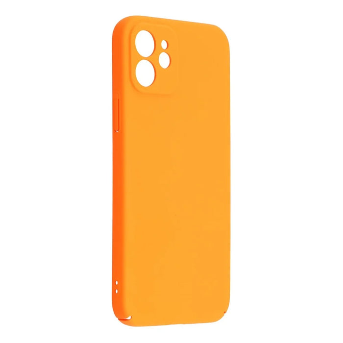 For iPhone 11 Case Skin-Touch Rubberized Hard PC Phone Cover - Orange - 3
