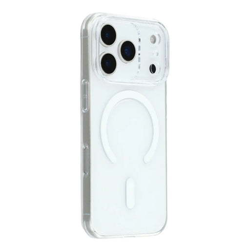 JAUCASE For iPhone 17 Pro Case Compatible with MagSafe Clear PC Phone Cover with AI Touch Control Button - 1