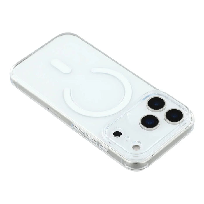 JAUCASE For iPhone 17 Pro Case Compatible with MagSafe Clear PC Phone Cover with AI Touch Control Button - 5