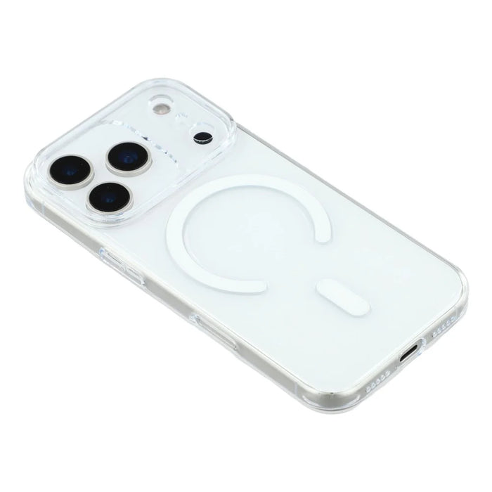 JAUCASE For iPhone 17 Pro Max Case Compatible with MagSafe Clear PC Phone Cover with AI Touch Control Button - 4