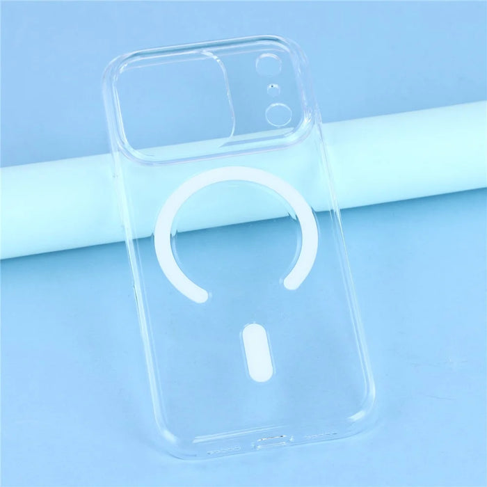 JAUCASE For iPhone 17 Pro Max Case Compatible with MagSafe Clear PC Phone Cover with AI Touch Control Button - 6