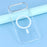 JAUCASE For iPhone Air Magnetic Case Clear PC Phone Cover with Rhinestone Lens Frame  /  AI Button - 6