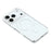 JAUCASE For iPhone 17 Pro Magnetic Case Clear PC Phone Cover with Rhinestone Lens Frame  /  AI Button - 4