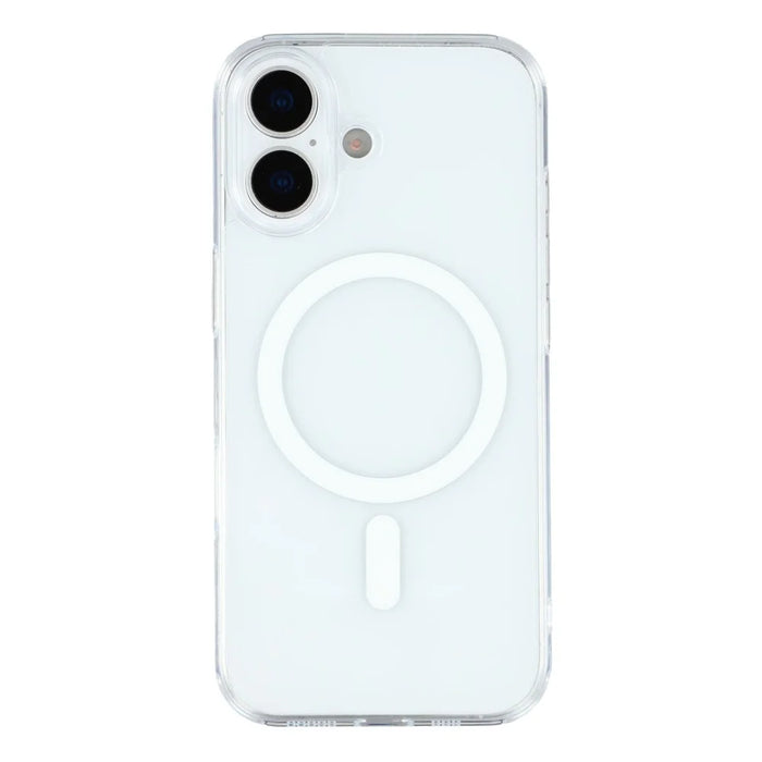 JAUCASE For iPhone 17 Case Compatible with MagSafe Crystal Clear TPU PC Phone Back Cover - 3