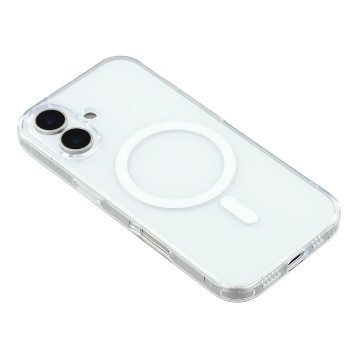 JAUCASE For iPhone 17 Case Compatible with MagSafe Crystal Clear TPU PC Phone Back Cover - 4