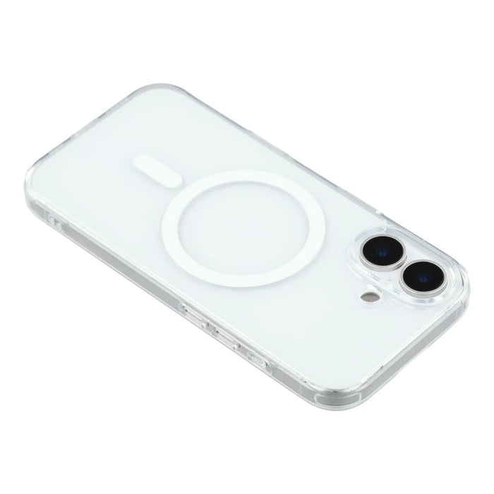 JAUCASE For iPhone 17 Case Compatible with MagSafe Crystal Clear TPU PC Phone Back Cover - 5