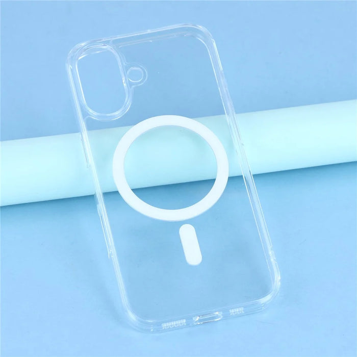 JAUCASE For iPhone 17 Case Compatible with MagSafe Crystal Clear TPU PC Phone Back Cover - 7