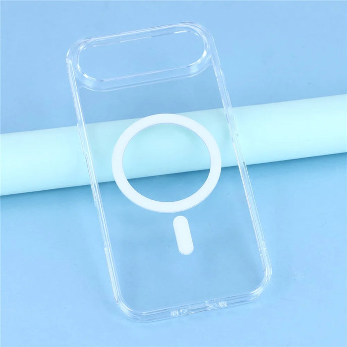 JAUCASE For iPhone Air Case Compatible with MagSafe Crystal Clear TPU PC Phone Back Cover - 7