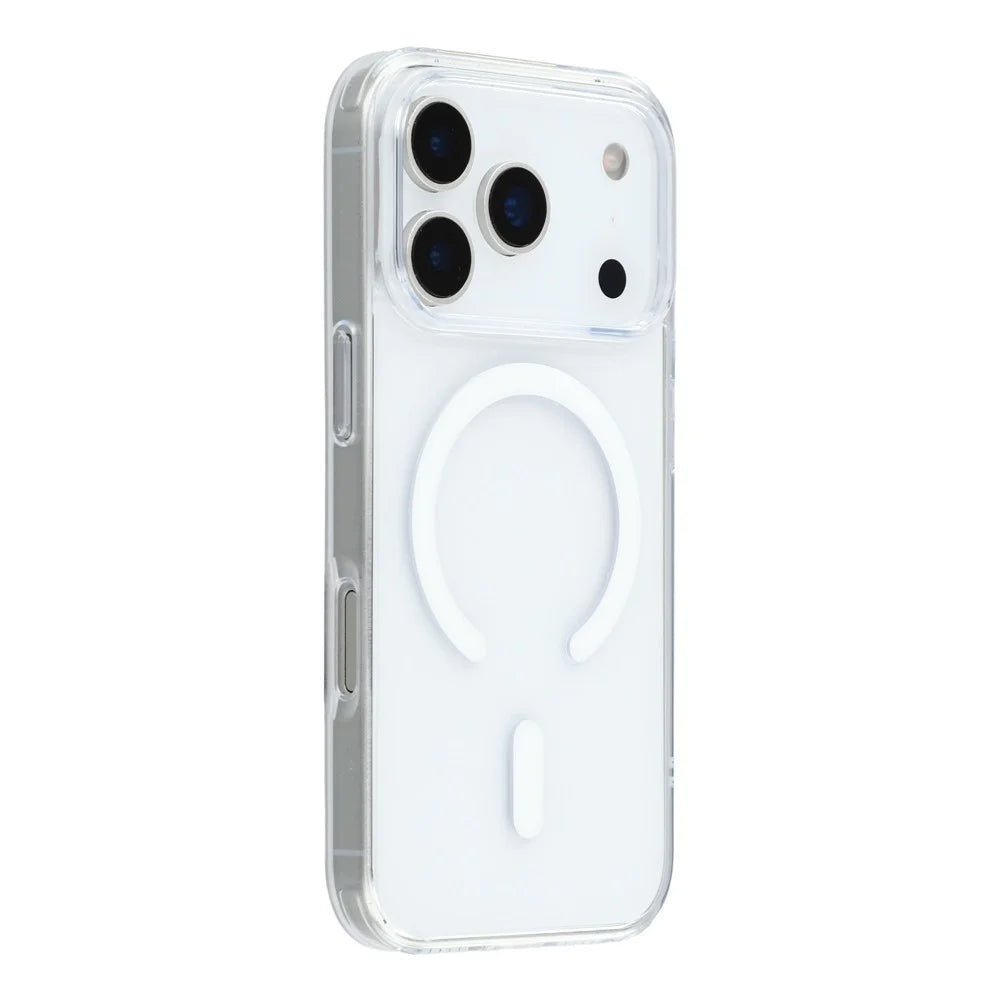 JAUCASE For iPhone 17 Pro Case Compatible with MagSafe Crystal Clear TPU PC Phone Back Cover - 1