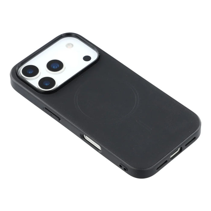 X-LEVEL For iPhone 17 Pro Case Compatible with MagSafe PC + TPU + PU Phone Back Cover - Black - 4