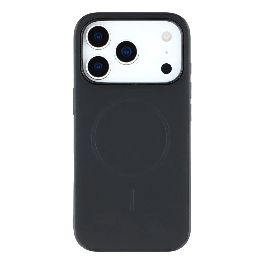 X-LEVEL For iPhone 17 Pro Max Case Compatible with MagSafe PC+TPU+PU Phone Back Cover - Black - 3