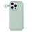 For iPhone 14 Pro Case Heat Dissipation Ice-Transparent Liquid Silicone + PC Phone Cover - Green - 1