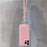 For iPhone 14 Pro Max Case Ice-Transparent Liquid Silicone + PC Phone Cover with Wrist Strap - Pink - 3