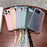 For iPhone 16 Pro Case Ice-Transparent Liquid Silicone + PC Phone Cover with Wrist Strap - Pink - 5