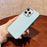 For iPhone 16 Pro Max Case Soft Microfiber Lining Liquid Silicone + PC Phone Cover - Ice Blue - 2