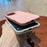 For iPhone 16 Pro Case Soft Microfiber Lining Liquid Silicone + PC Phone Cover - Ice Blue - 7