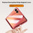 For Samsung Galaxy Z Flip7 5G Magnetic Case Hard PC + Acrylic Phone Cover with HD Rear Small Screen Protector - Black - 7
