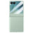 For Samsung Galaxy Z Flip7 5G Case Leather + PC Phone Cover HD Rear Small Screen Protector - Green - 1