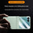 For Samsung Galaxy Z Flip7 5G Case Leather + PC Phone Cover HD Rear Small Screen Protector - Green - 3