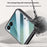 For Samsung Galaxy Z Flip7 5G Case Leather + PC Phone Cover HD Rear Small Screen Protector - Green - 6