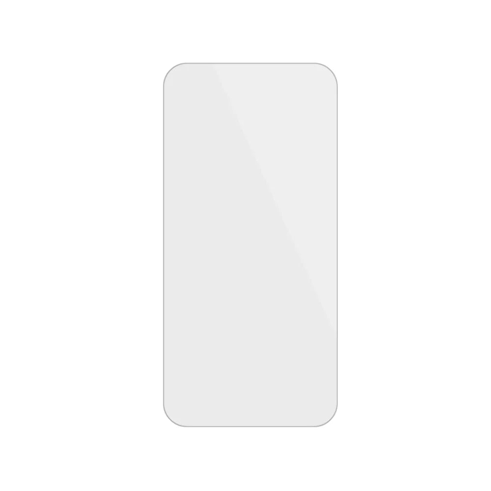 For iPhone Air Magnetic Case CD Veins Glass Lens Guard TPU Phone Back Cover with Screen Film - Silver - 4