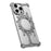 Glacier Series for iPhone 16 Pro Bumper Case Rotating Kickstand Metal Phone Cover Compatible with MagSafe - Dark Grey - 1