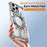 Glacier Series for iPhone 15 Pro Bumper Case Rotating Kickstand Metal Phone Cover Compatible with MagSafe - Silver - 6