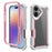 For iPhone 17 Case Clear Detachable 2 in 1 Shockproof TPU + PC Phone Back Cover - Pink - 1